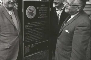 mowa gillies, marshall and mac at blaney 25th anniv dedication of plaque