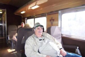 mr david graham on the train to algoma country